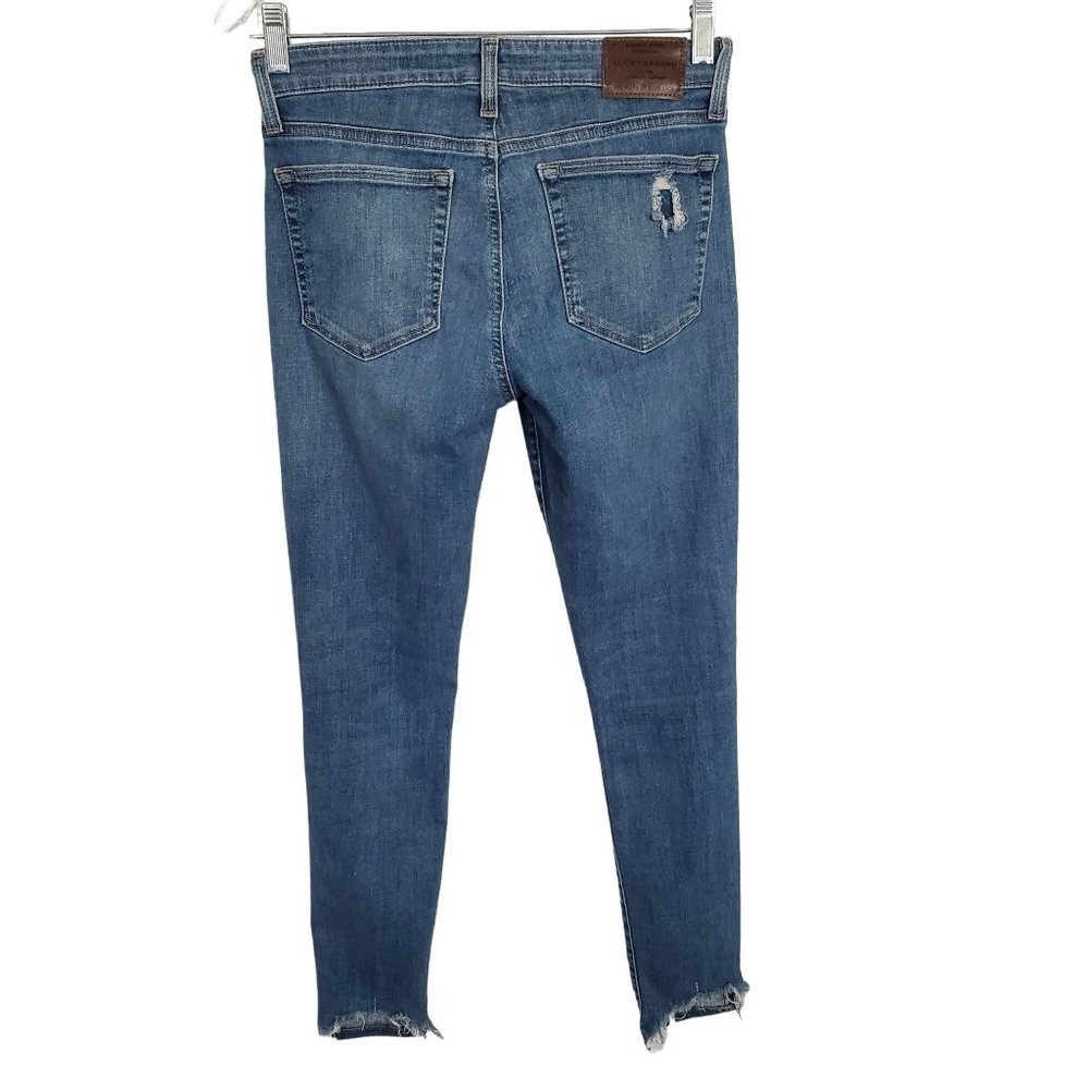 Lucky Brand Womens Size 4/27 Jeans Ava Super Skinny Denim Stretch Distressed - Picture 2 of 10